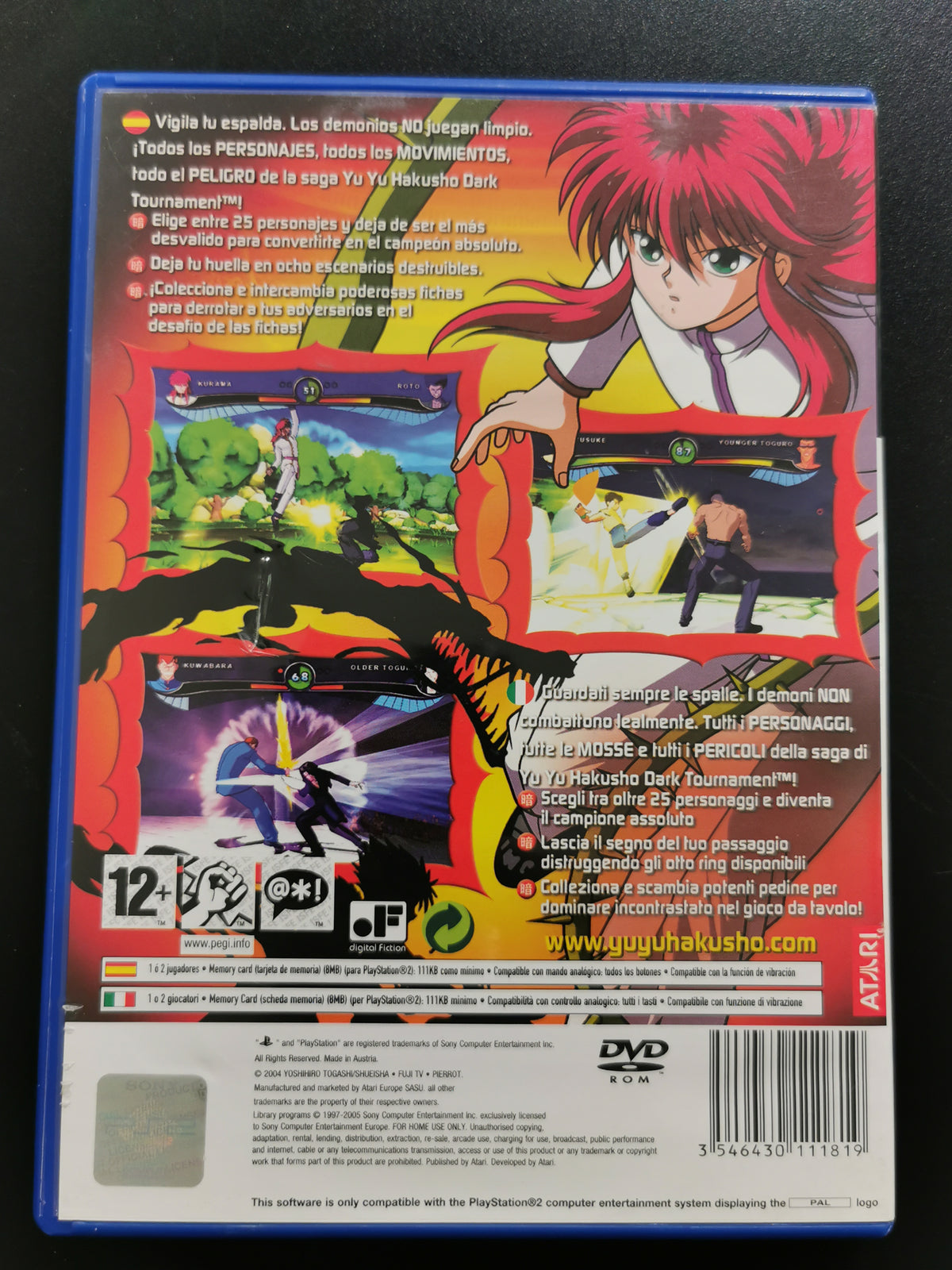 Yu Yu Hakusho: Ghost Files - Dark Tournament (PS2)