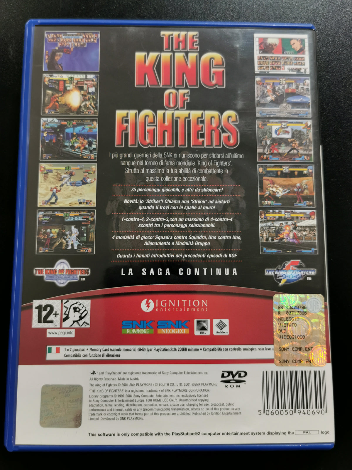 The King of Fighters 2000-2001: La Saga Continua (PS2)