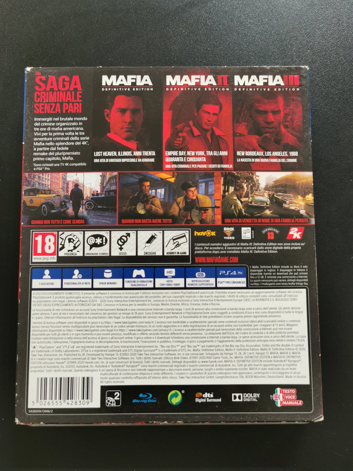Mafia Trilogy (PS4)