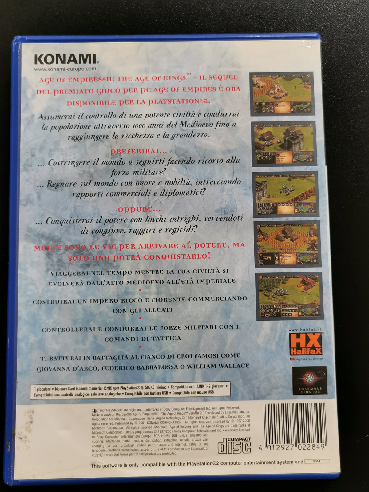 Age of Empires II: The Age of Kings (PS2) - Senza manuale