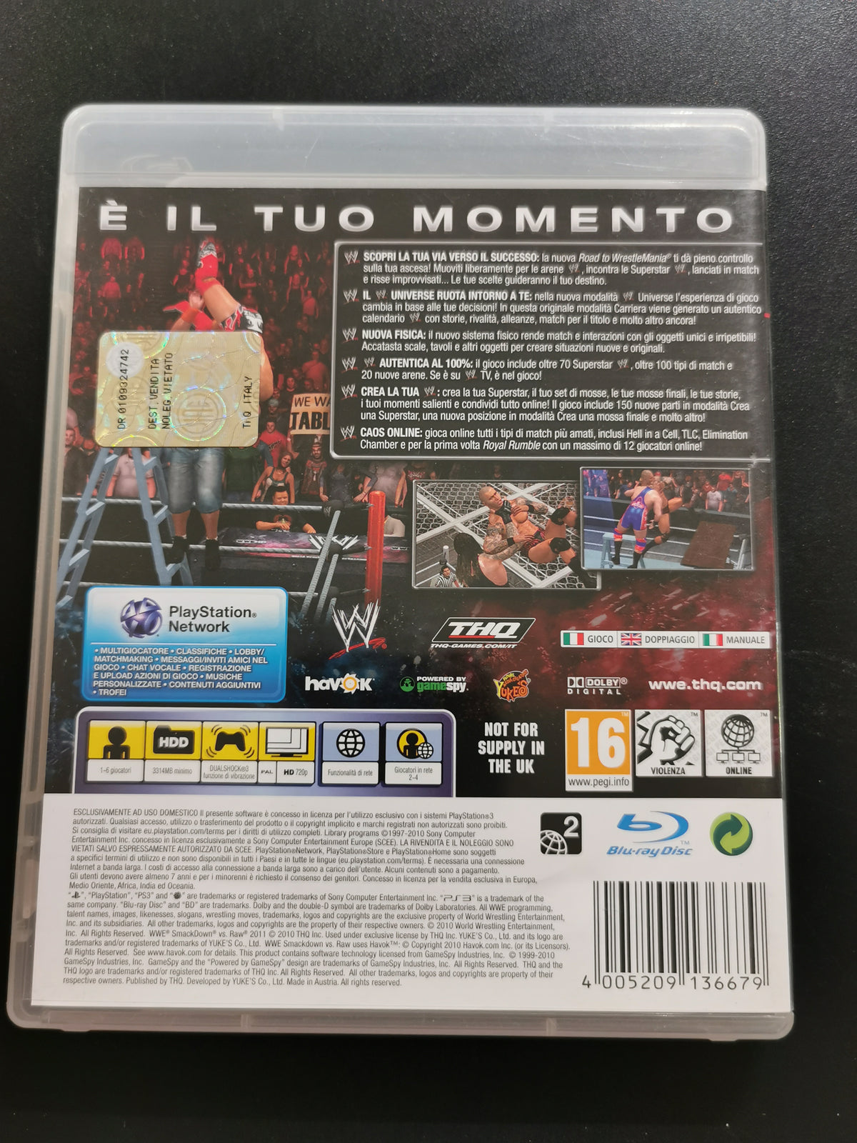 WWE SmackDown vs. Raw 2011 (PS3) – Senza manuale