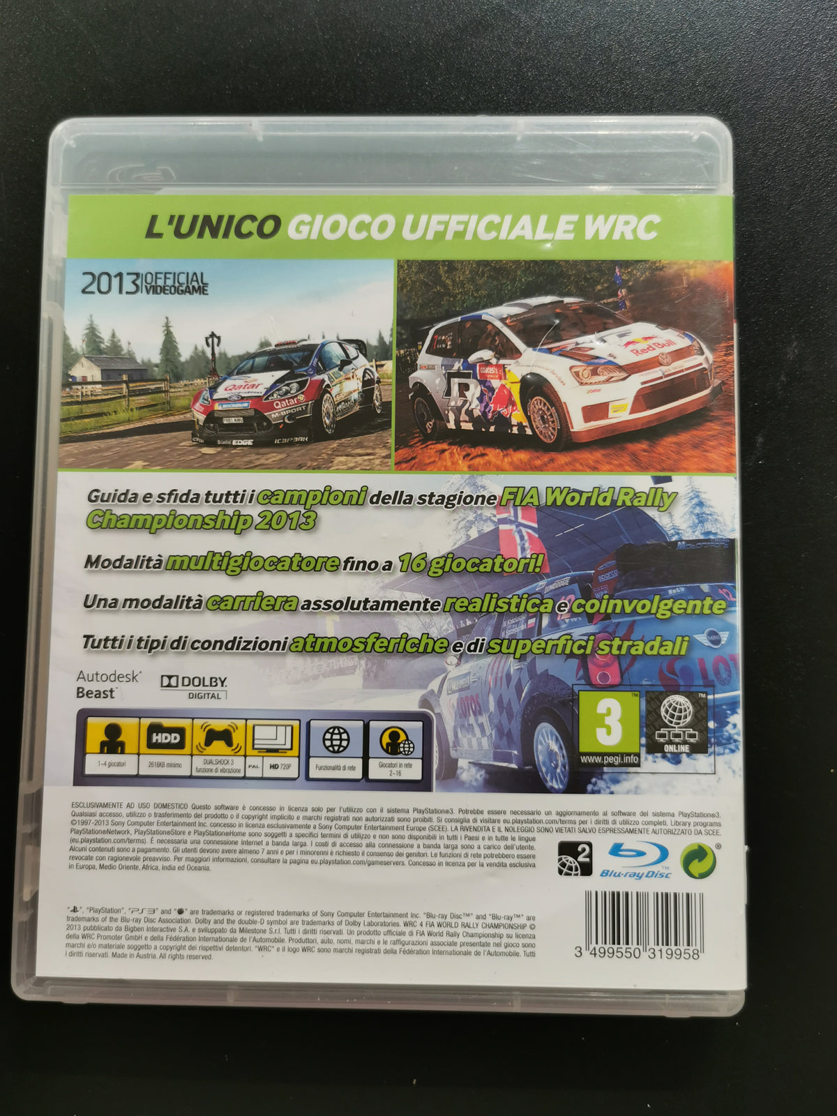 WRC 4: FIA World Rally Championship (PS3)