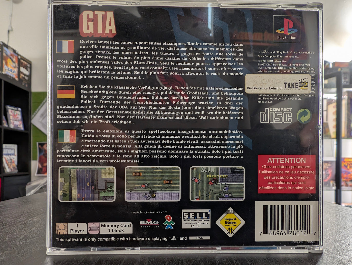 GTA - Grand Theft Auto (PS1)