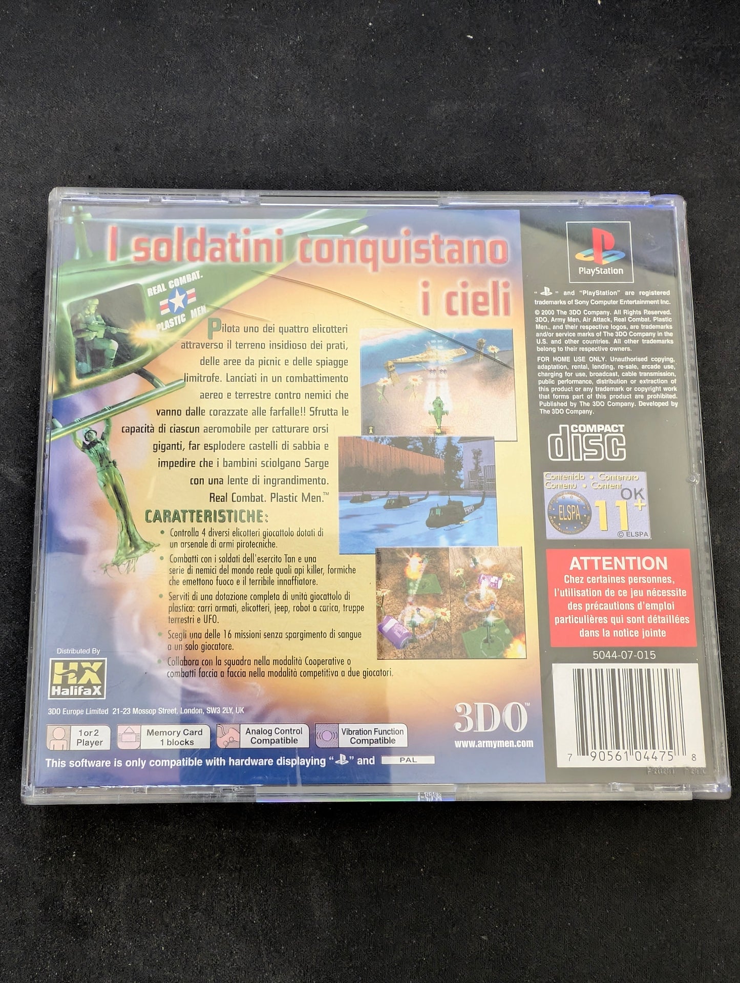 Army Men - Air Attack (PS1)