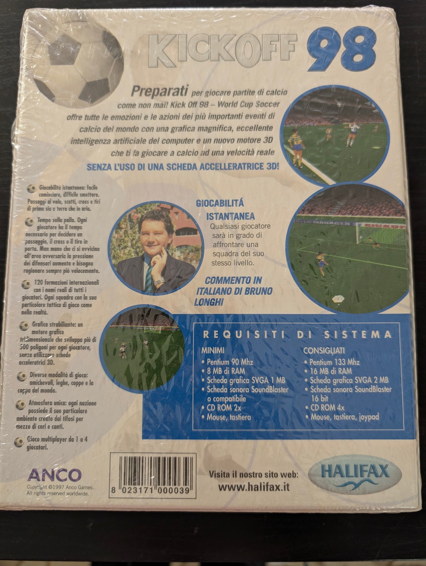 Kick Off 98 - World Cup Soccer (PC) *Nuovo