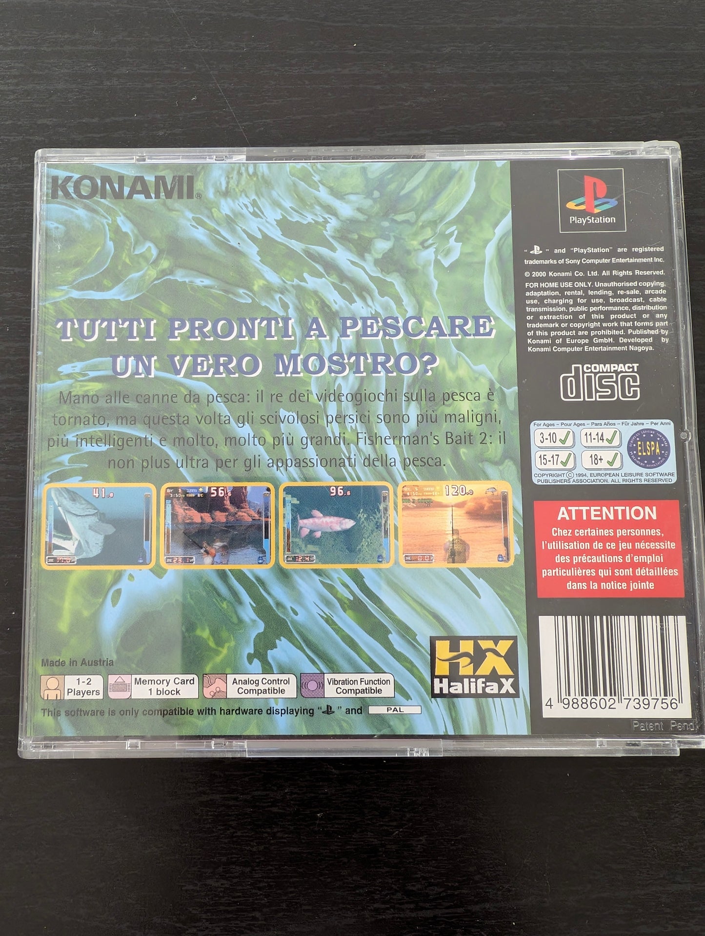 Fisherman's Bait 2 - Big Ol' Bass (PS1)