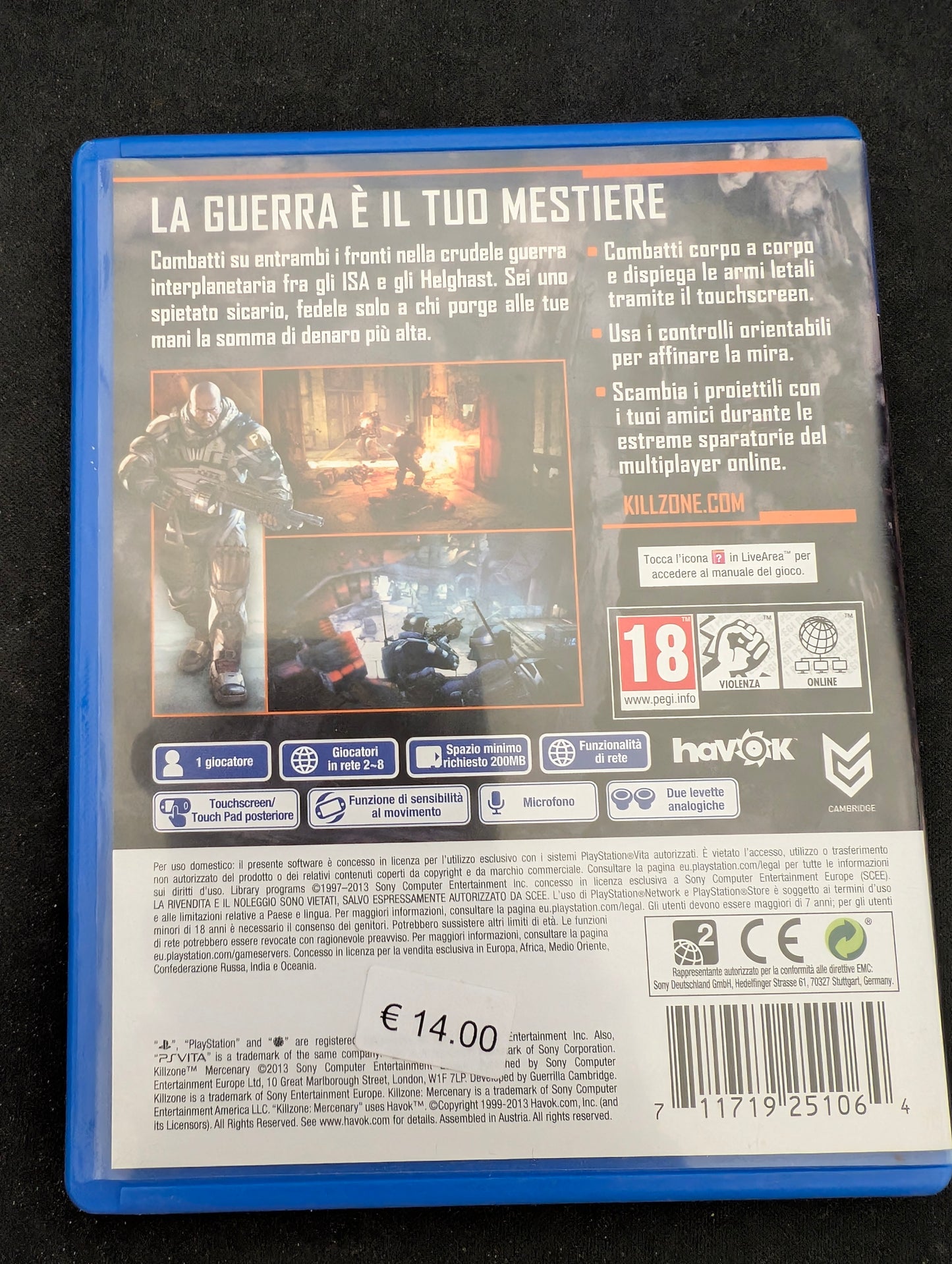 Killzone Mercenary (PS Vita)