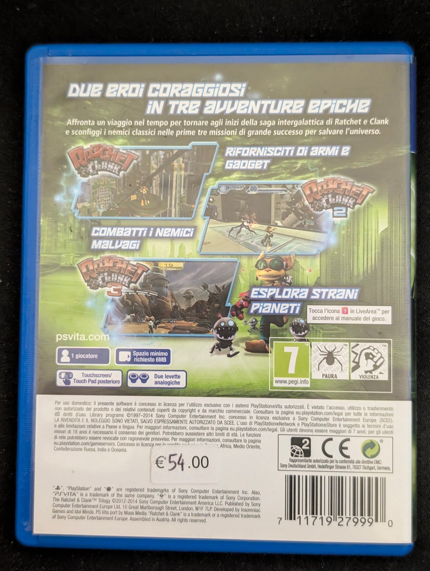 Ratchet & Clank Trilogy (PS Vita)