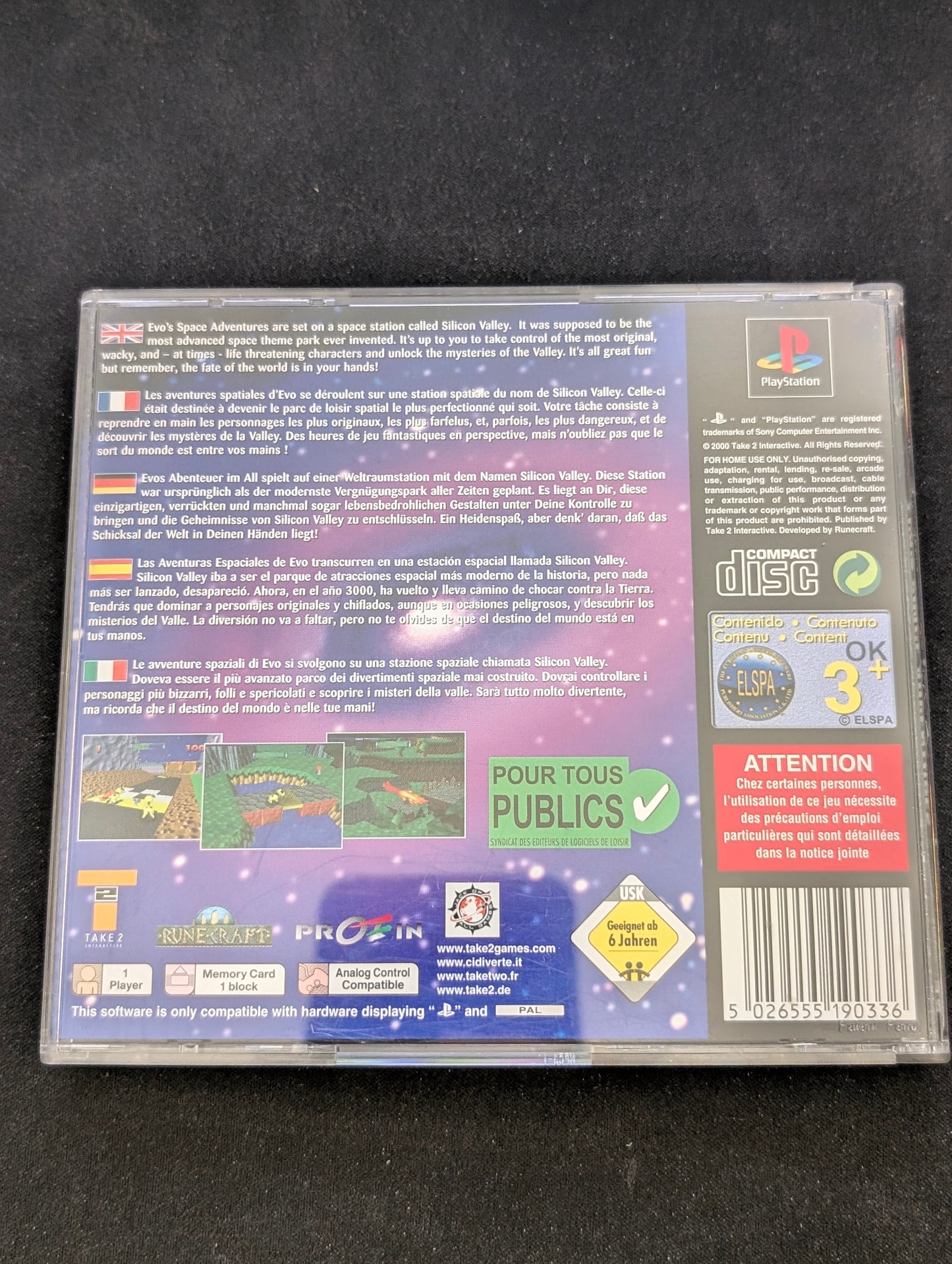 Evo's Space Adventure (PS1)