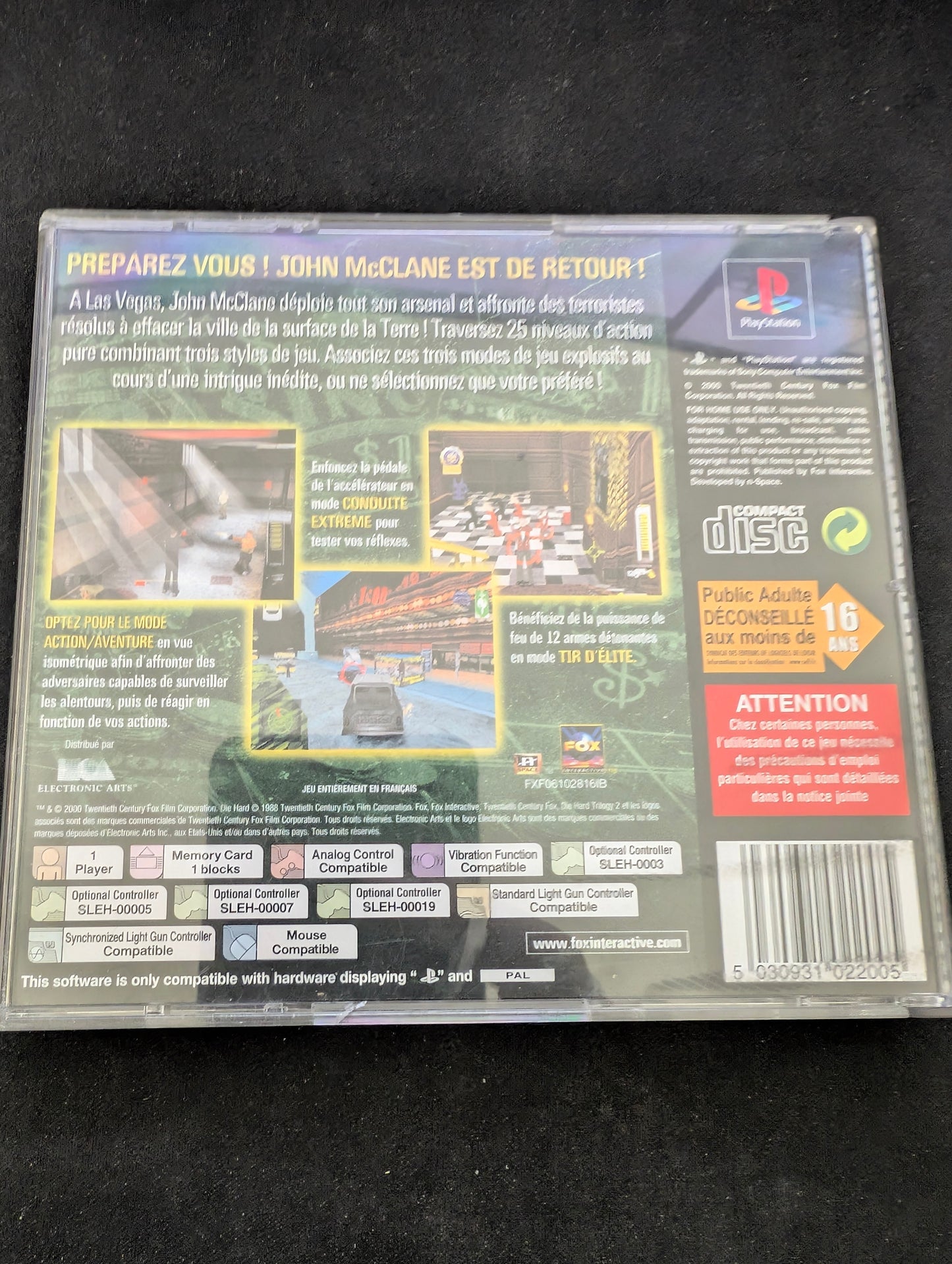 Die Hard Trilogy 2 - Viva Las Vegas (PS1) - FRA