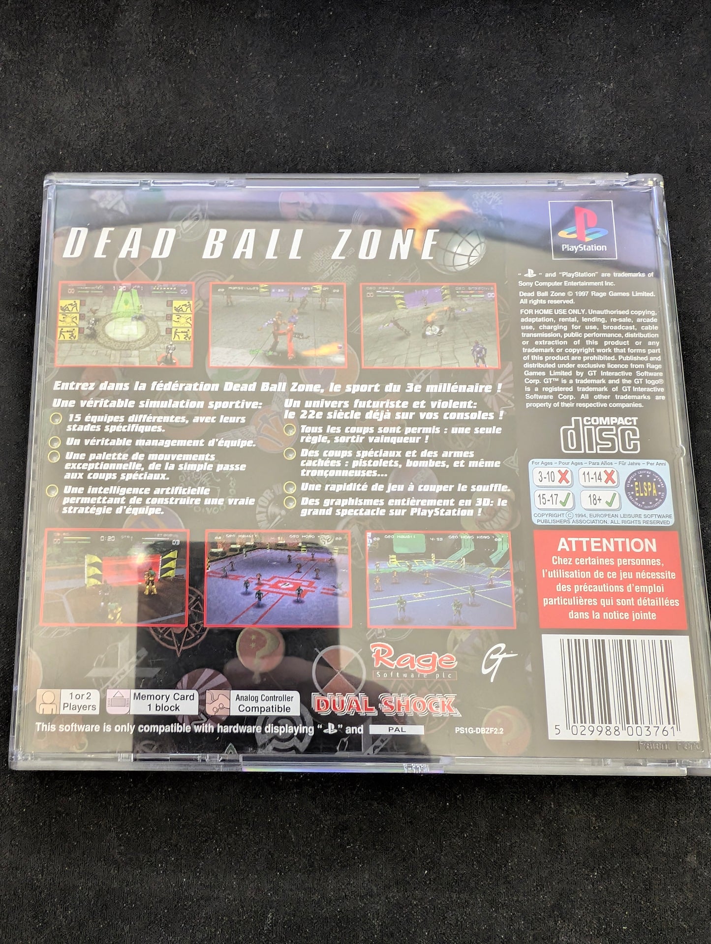 DBZ Dead Ball Zone (PS1)