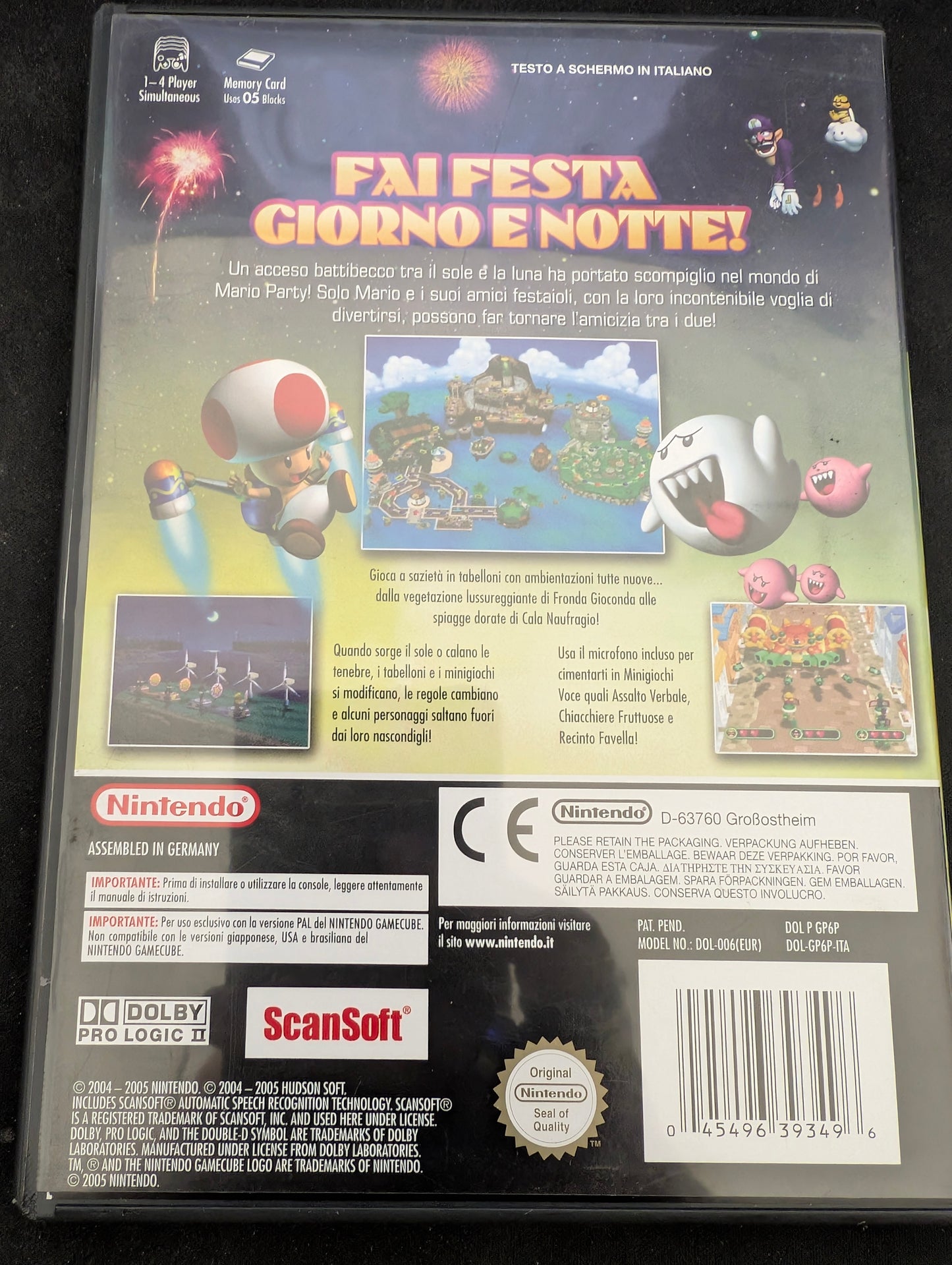 Mario Party 6 + Microfono (GameCube)