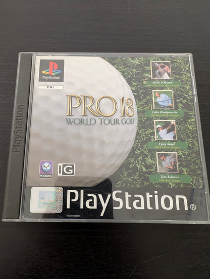 PRO 18 World Tour Golf (PS1)