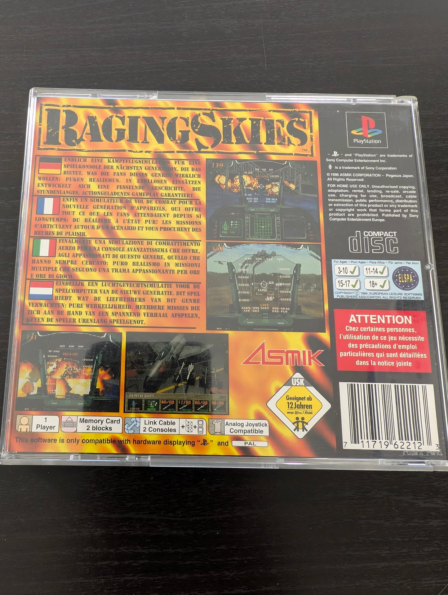 Raging Skies (PS1)
