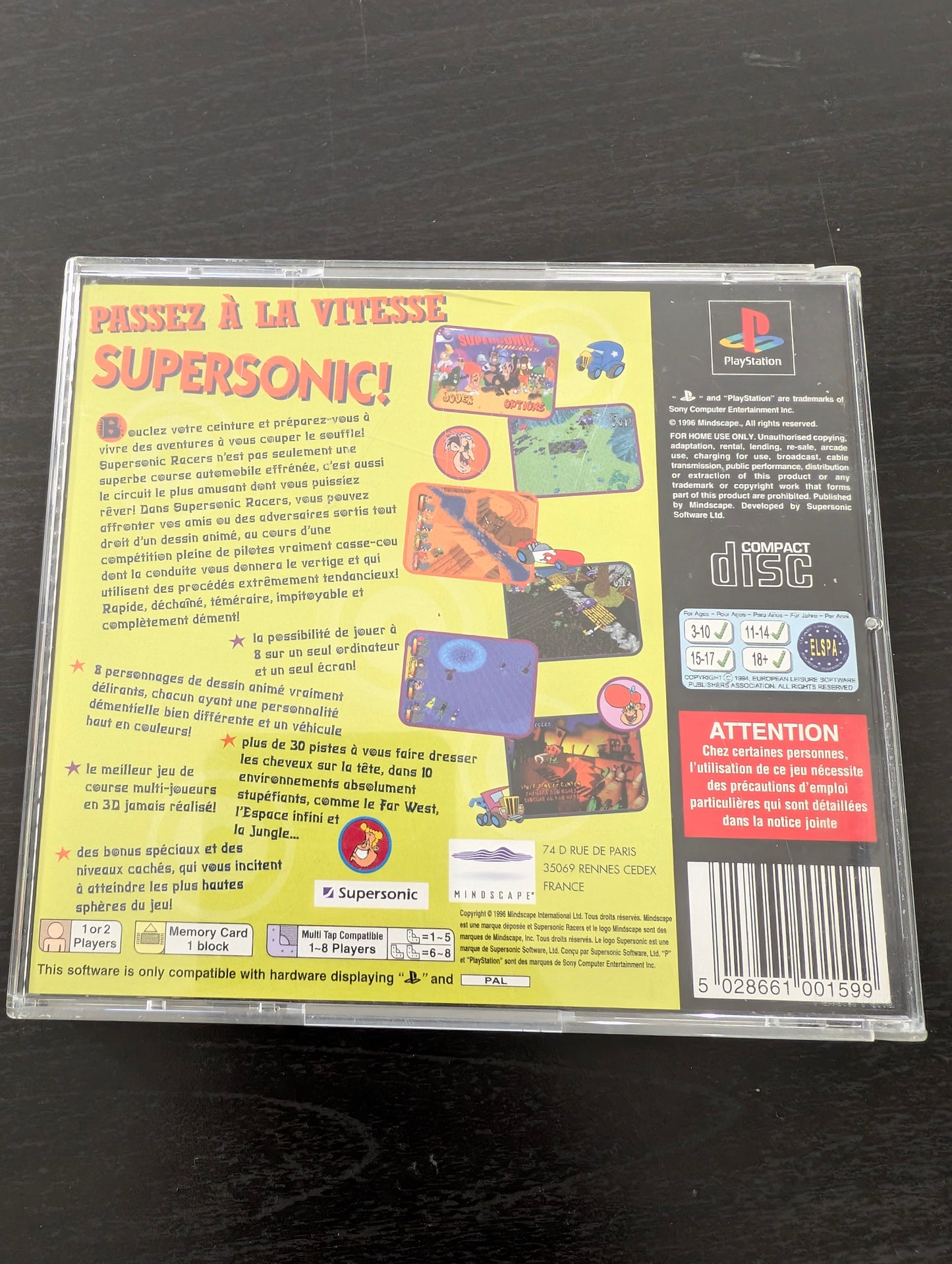 Supersonic Racers (PS1)