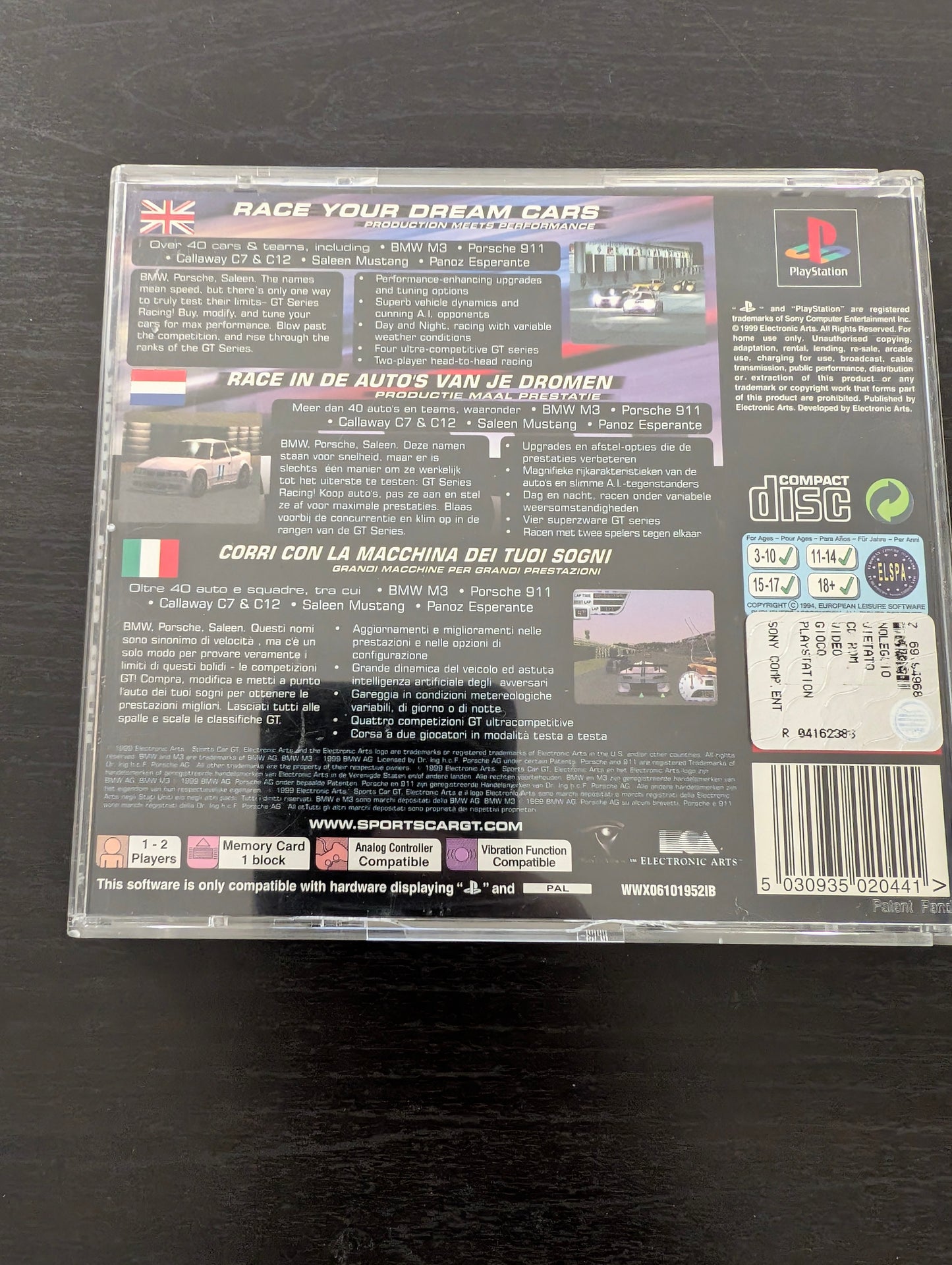 Sports Car GT (PS1)