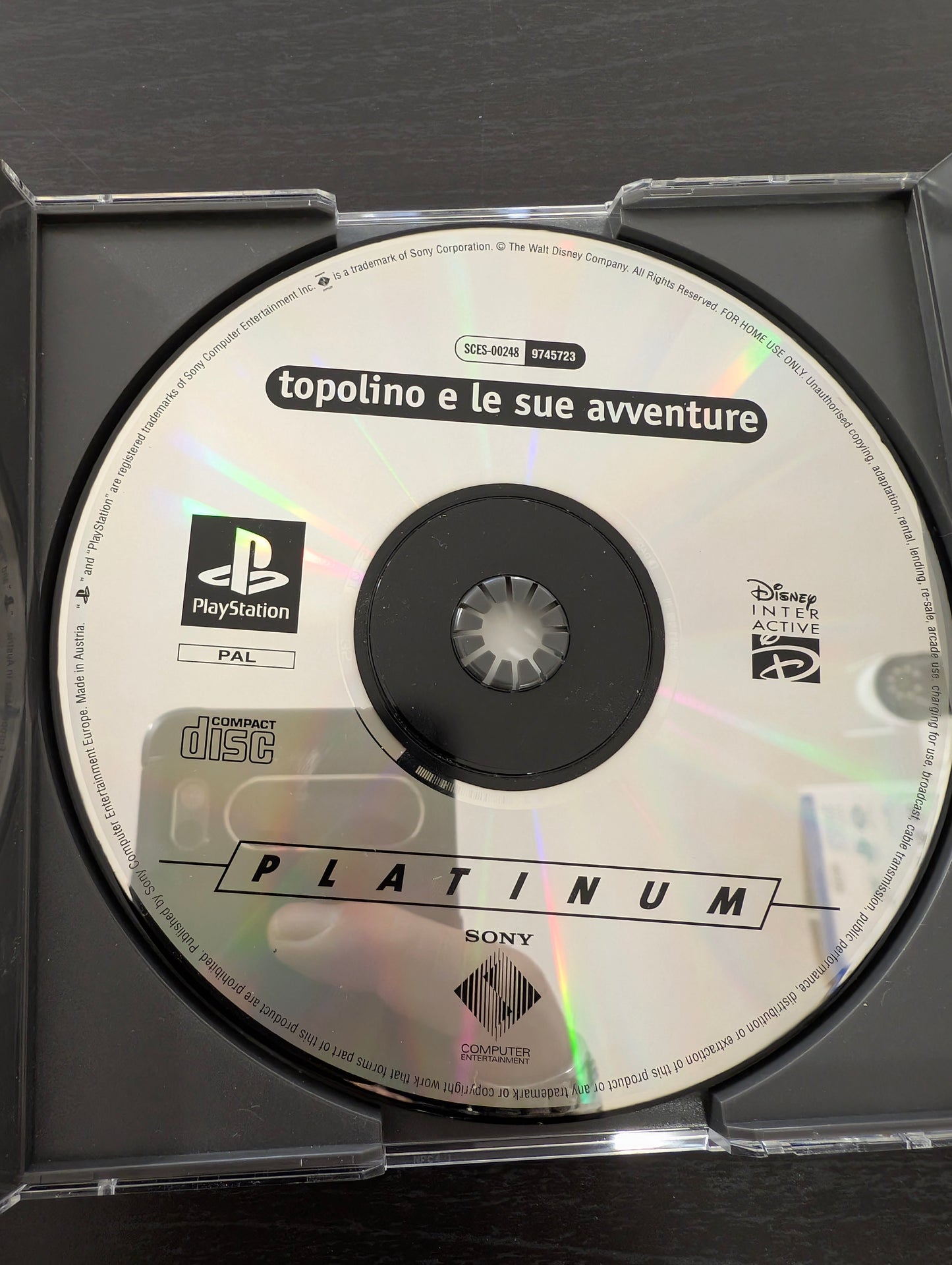 Topolino e Le Sue Avventure (PS1) - Platinum