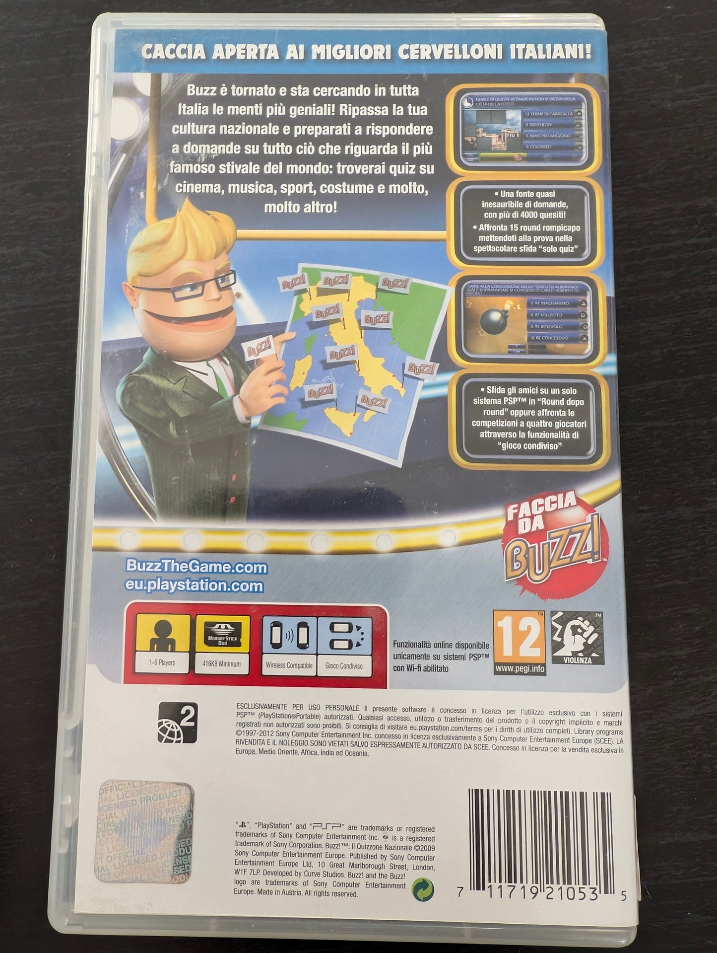 Buzz: Il Quizzone Nazionale (PSP) - Essentials
