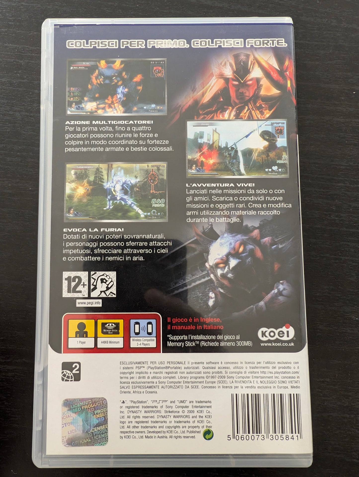 Dynasty Warriors Strikeforce (PSP)