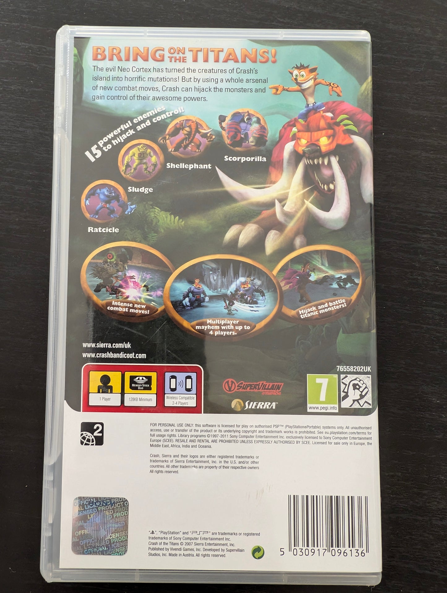 Crash of The Titans (PSP) - Essentials