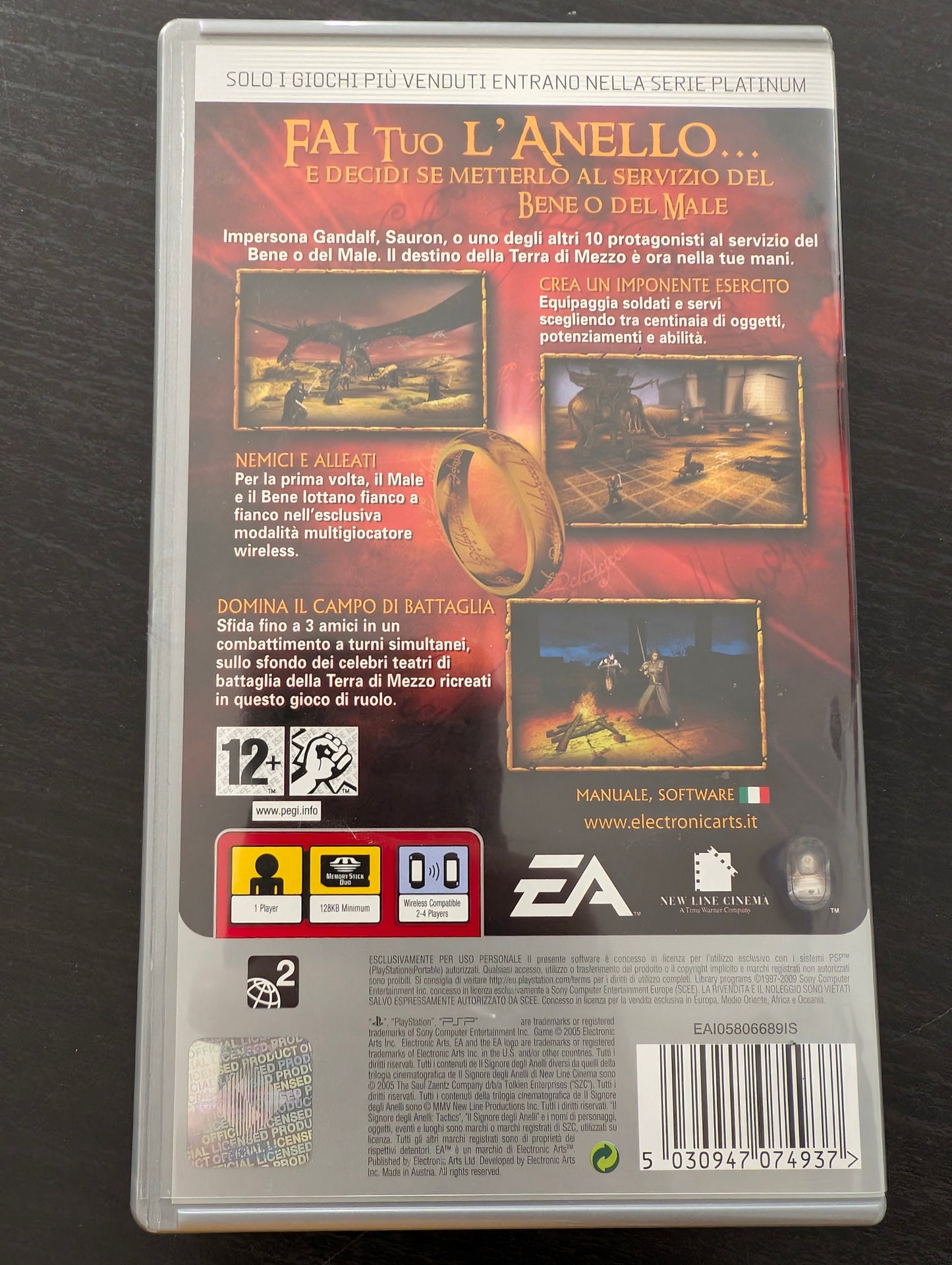Il Signore Degli Anelli - Tactics (PSP) - Platinum