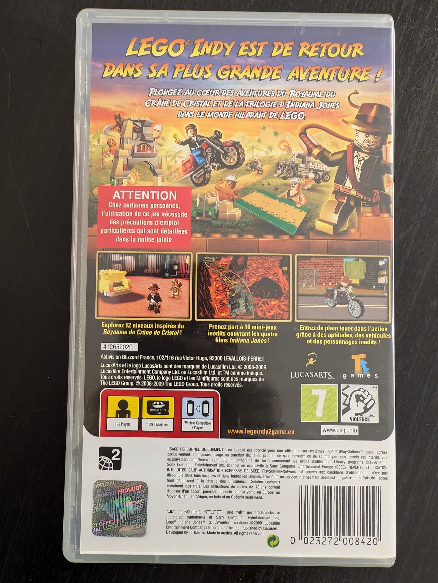 Lego Indiana Jones 2 - L'Aventure Continue (PSP)