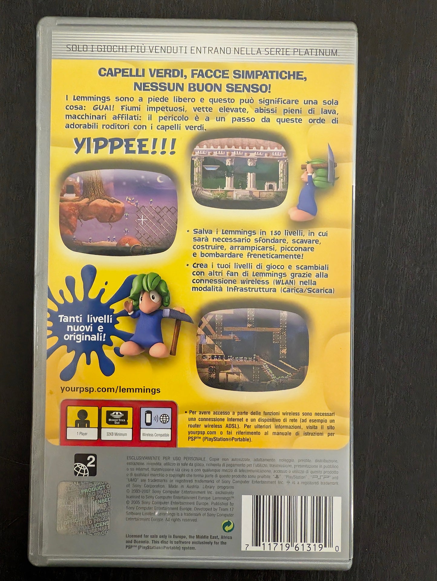 Lemmings (PSP) - Platinum