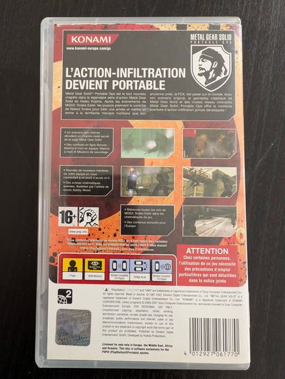 Metal Gear Solid: Portable Ops (PSP)