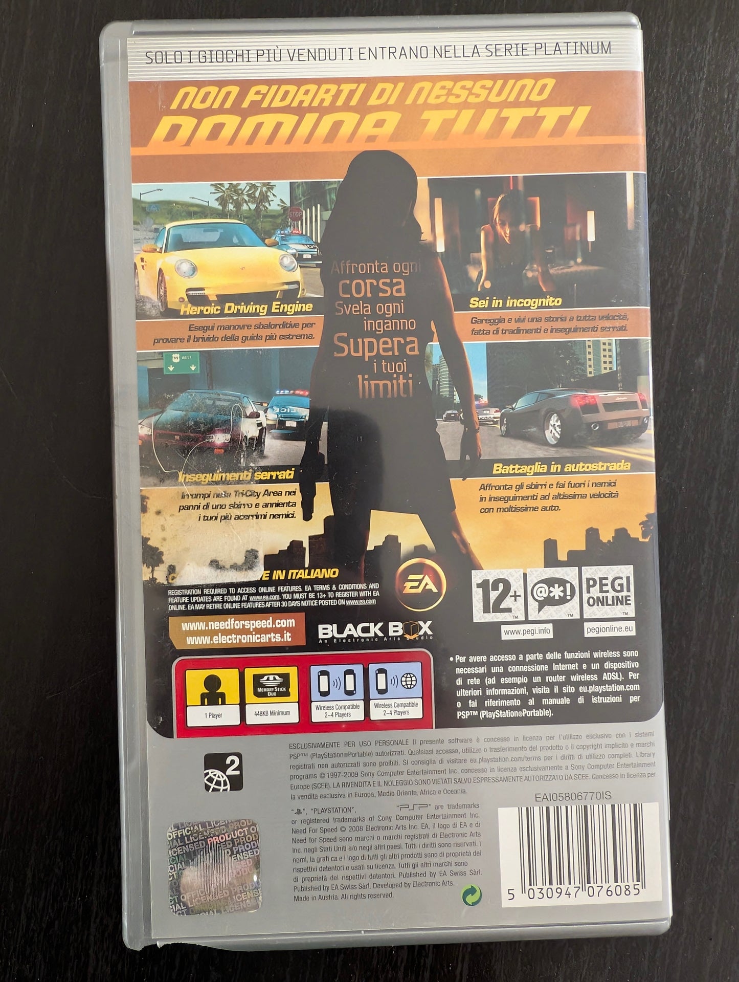 Need For Speed: Undercover (PSP) - Platinum
