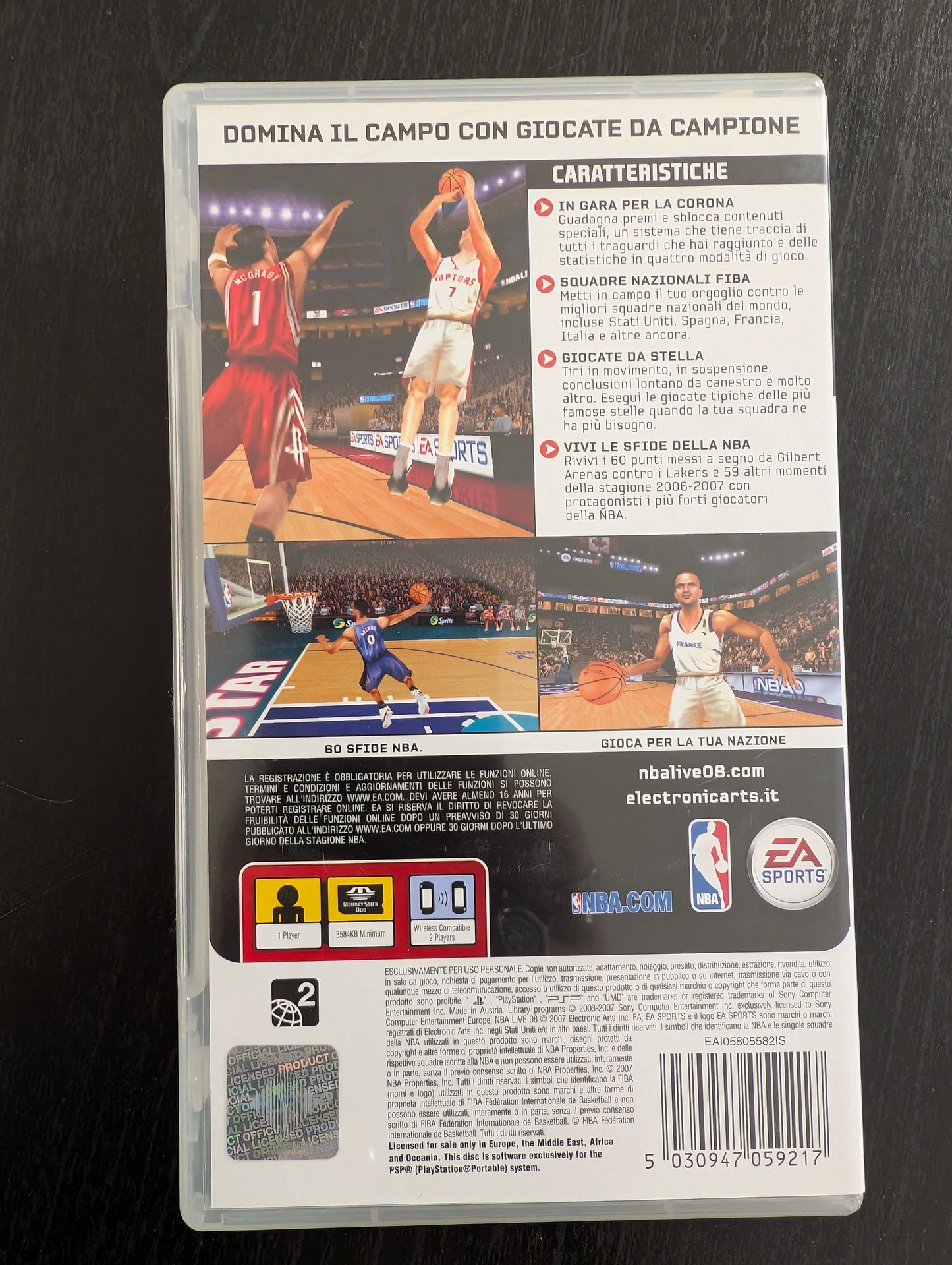NBA Live 08 (PSP)