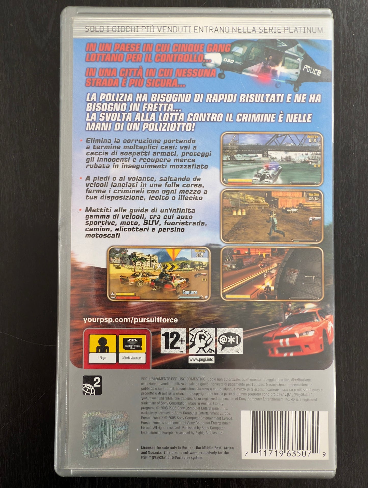 Pursuit Force (PSP) - Platinum