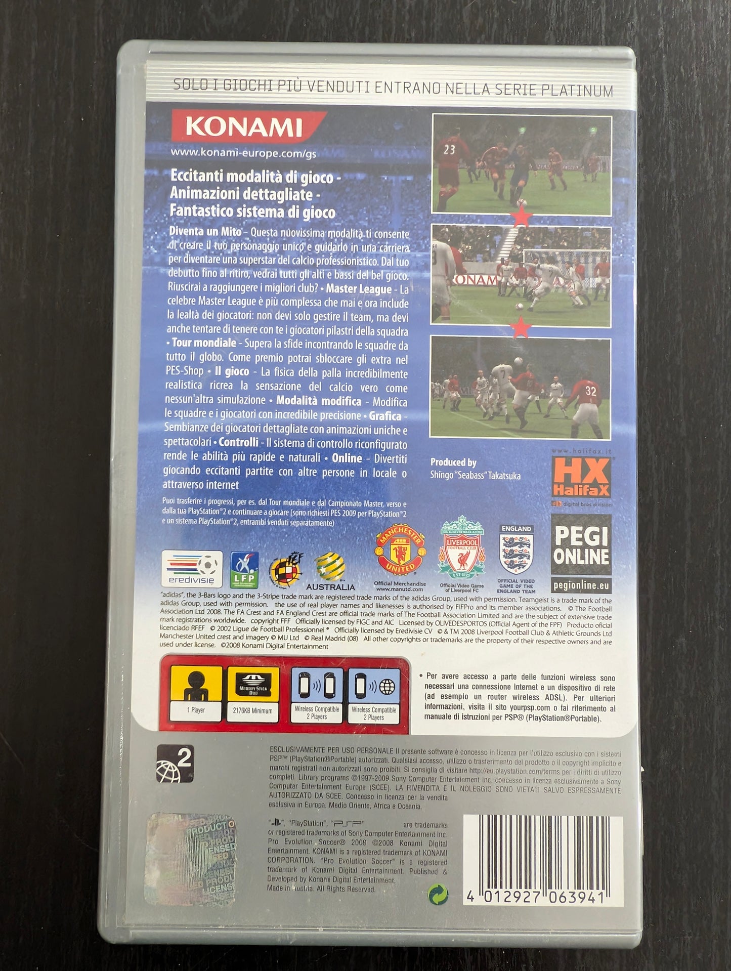 PES 2009 Pro Evolution Soccer (PSP) - Platinum