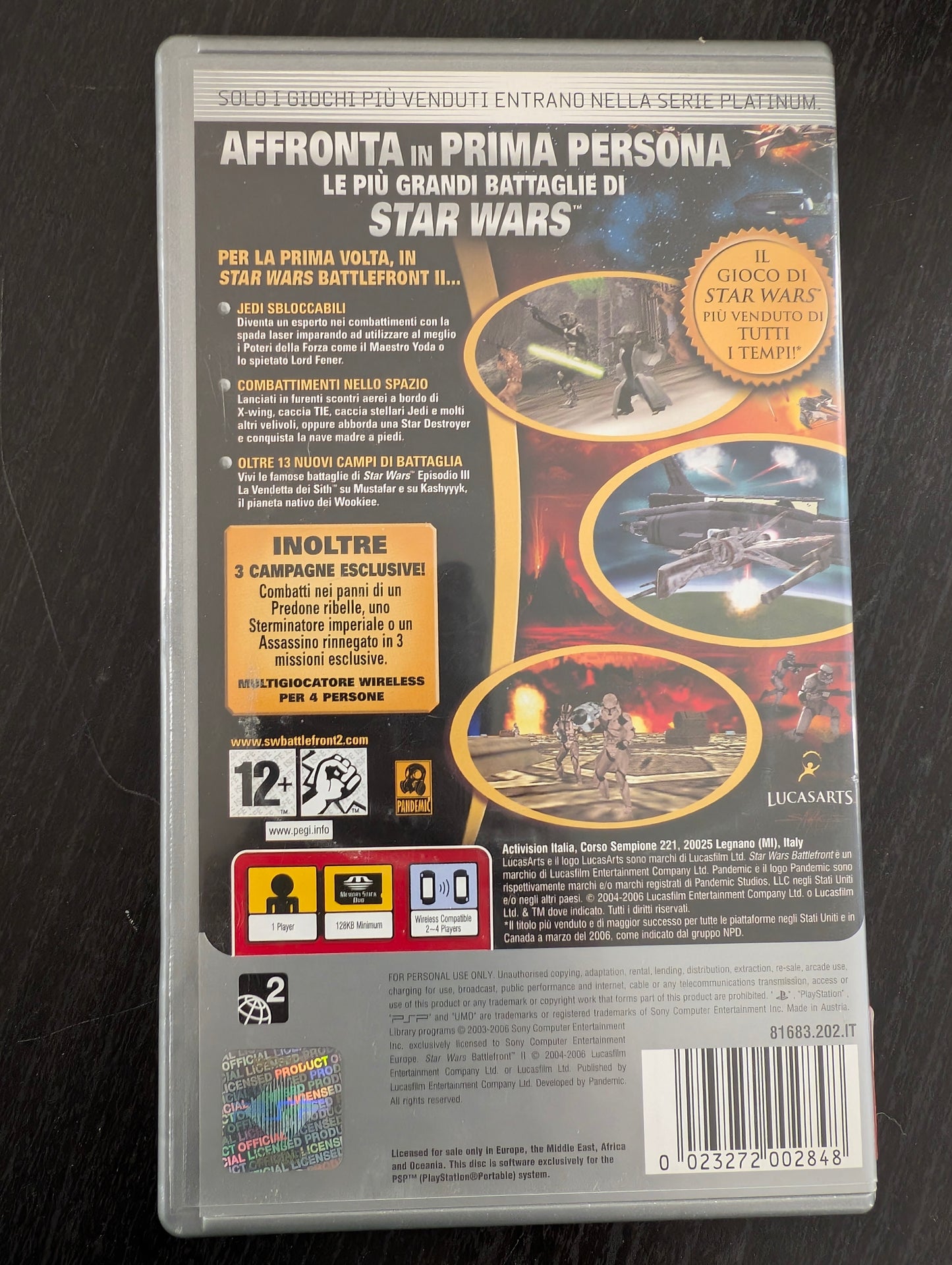Star Wars Battlefront II (PSP) - Platinum