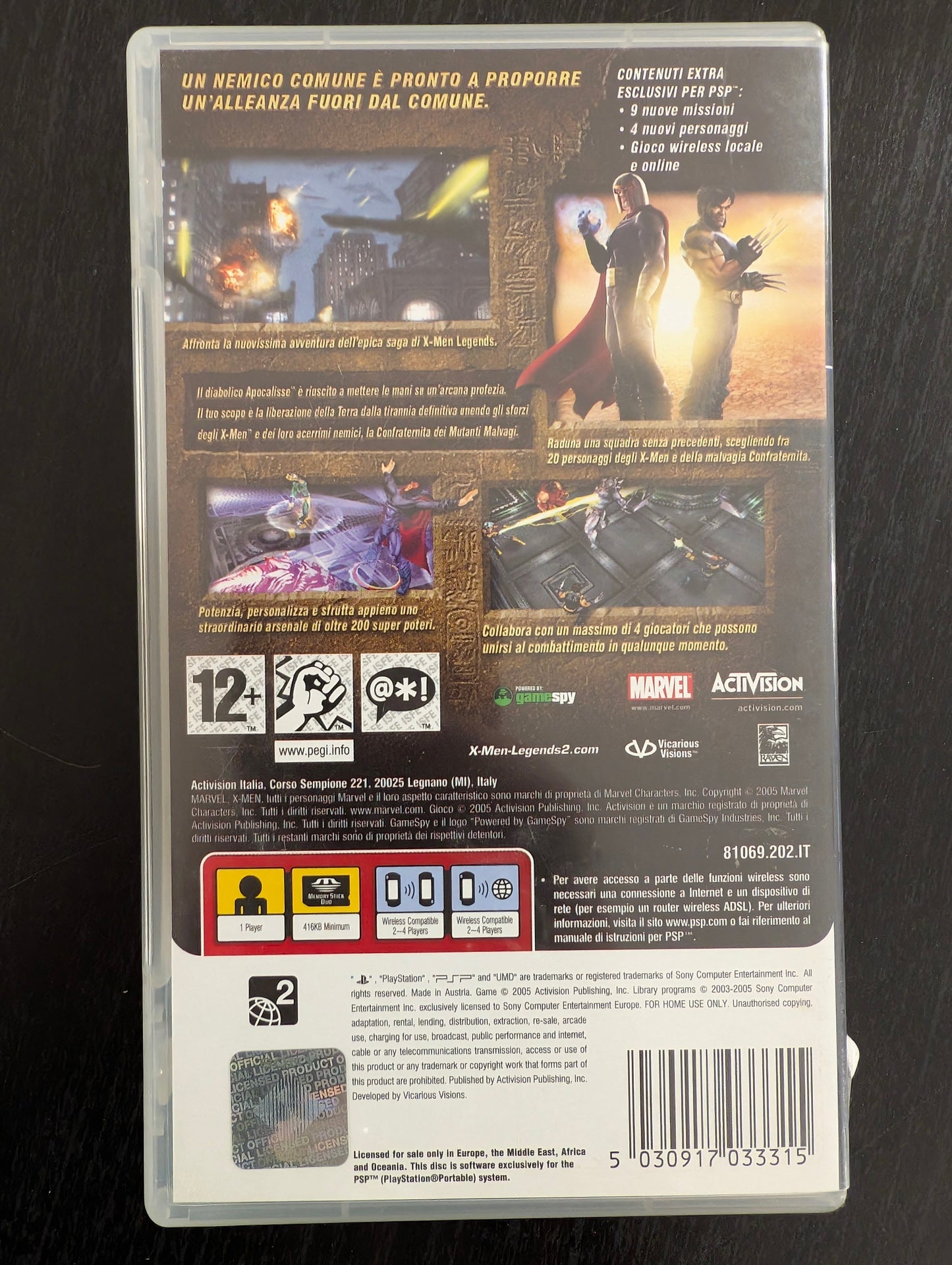 X-Men Legends II - L'era di Apocalisse (PSP)