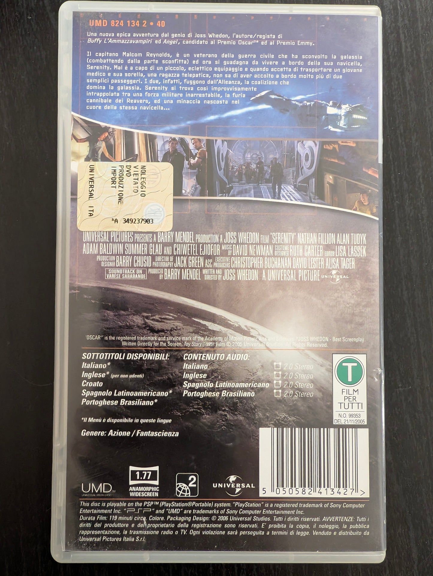 Serenity - UMD Video (PSP)