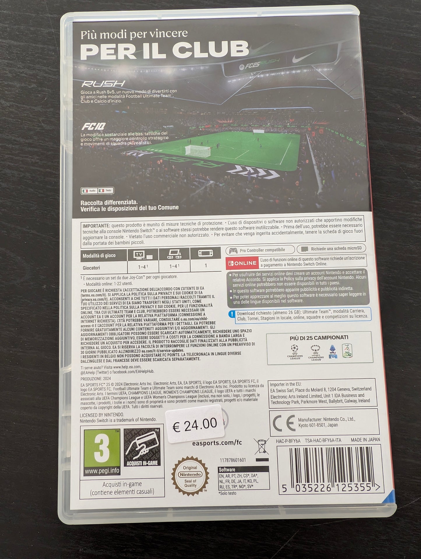 EA Sports FC 25 (Switch)