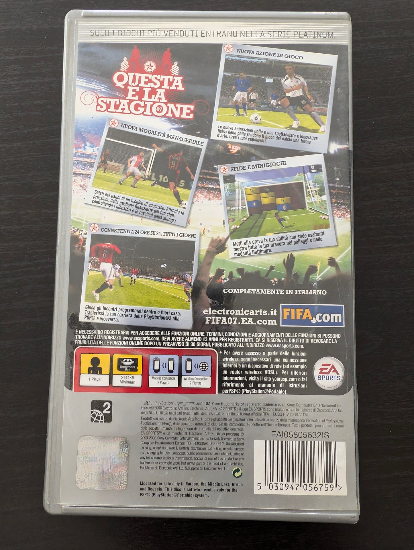 Fifa 07 (PSP) - Platinum