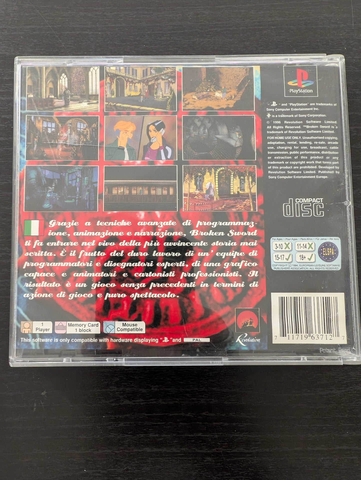 Broken Sword - The Shadow of the Templars (PS1)