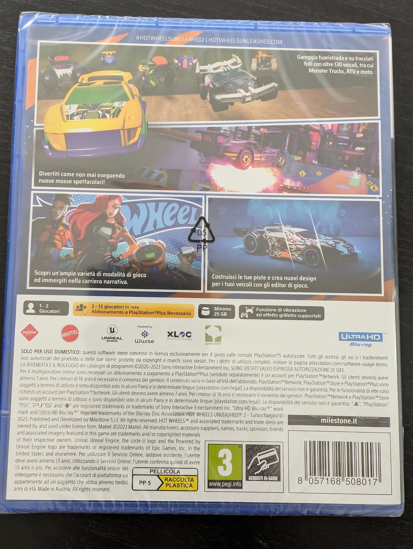 Hot Wheels Unleashed 2 Turbocharged (PS5) *Nuovo