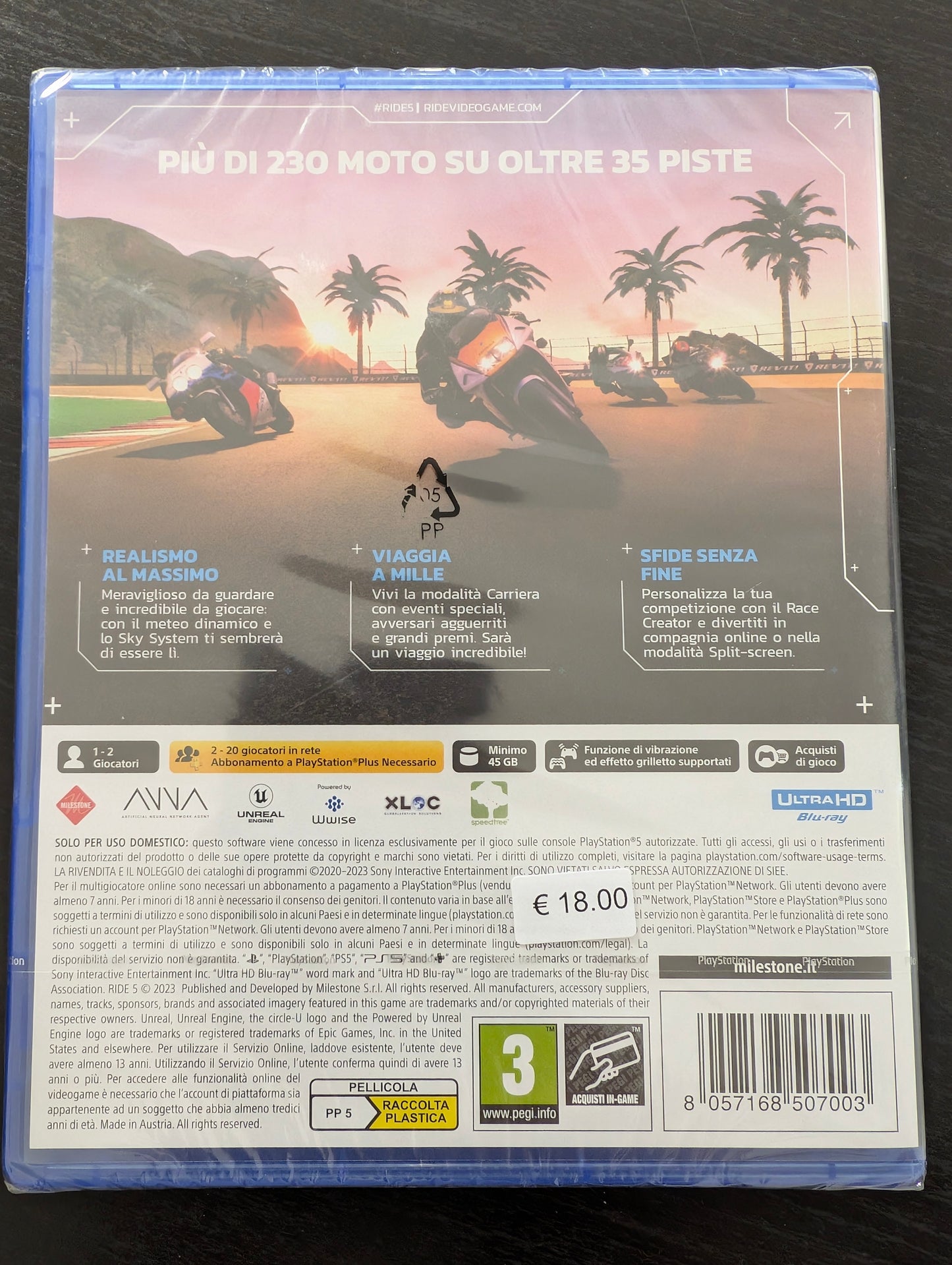 Ride 5 (PS5) *Nuovo
