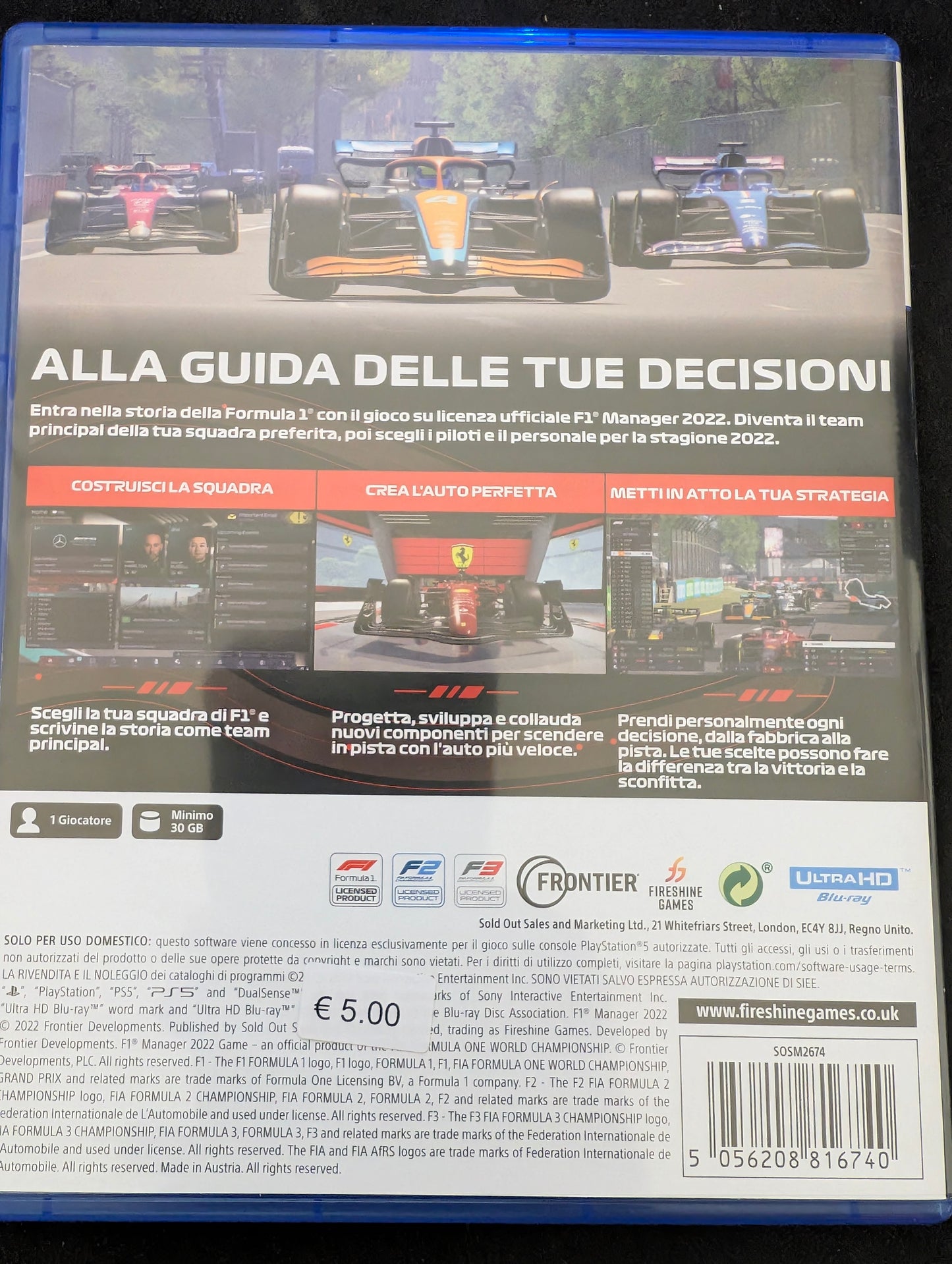 F1 Manager 22 (PS5)