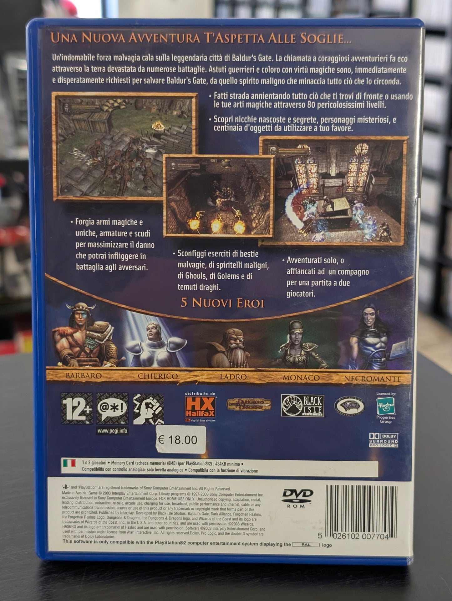 Baldur's Gate - Dark Alliance II (PS2)