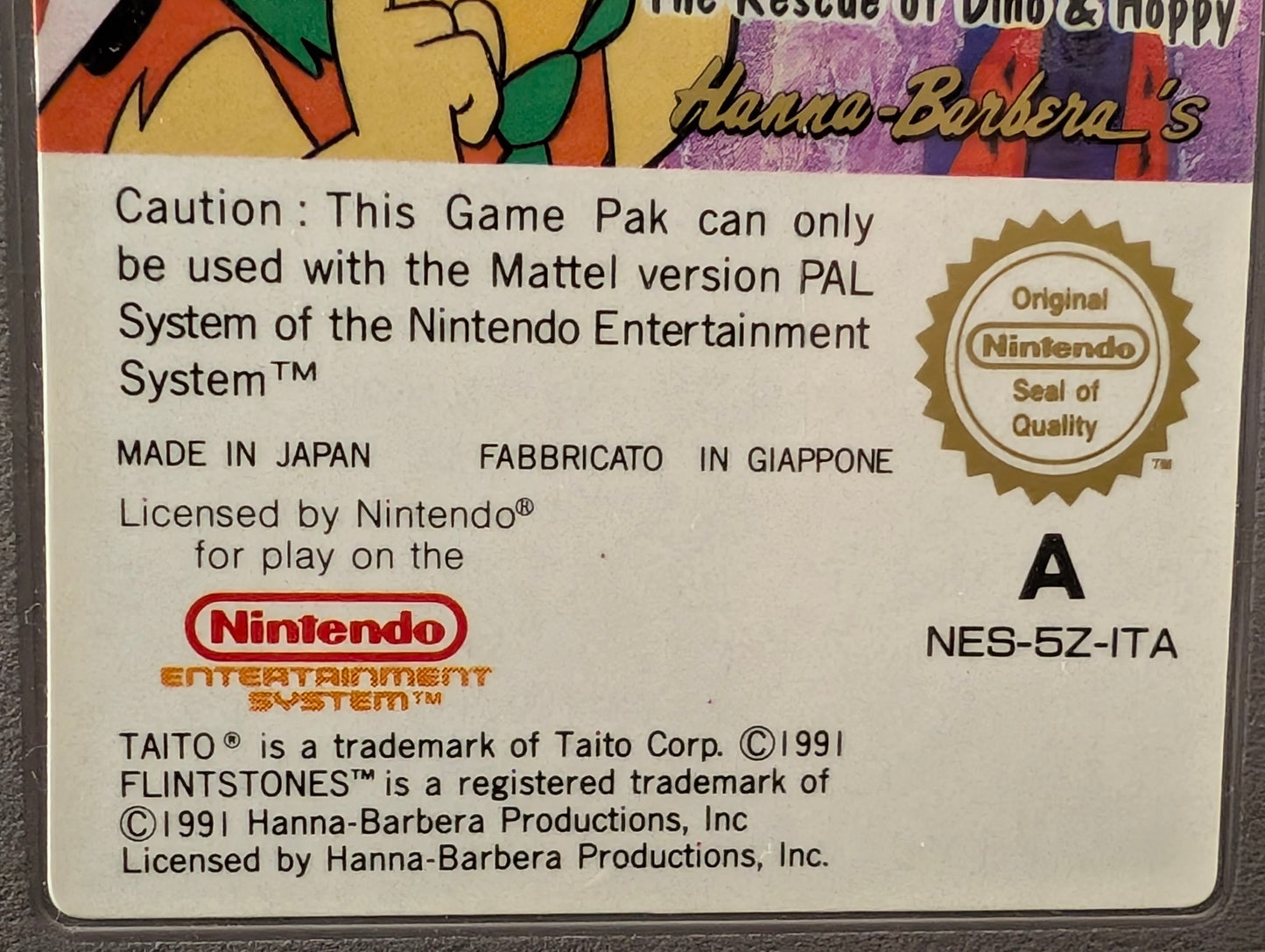 The Flintstones - The Rescue of Dino & Hoppy (NES)