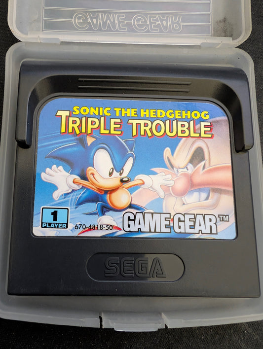 Sonic the Hedgehog: Triple Trouble (Game Gear) *loose