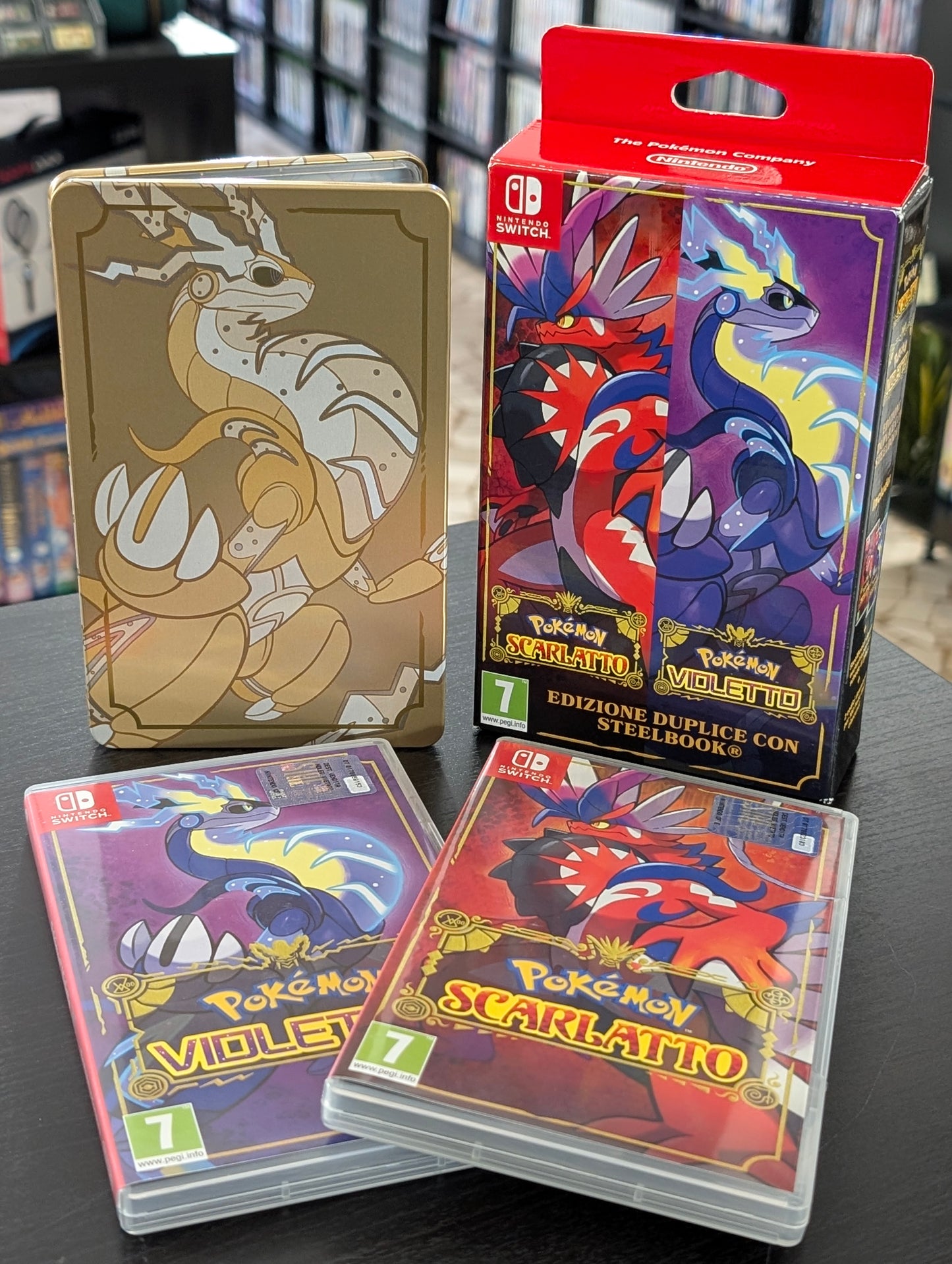 Pokémon Scarlatto e Violetto - Edizione duplice con Steelbook (Switch)