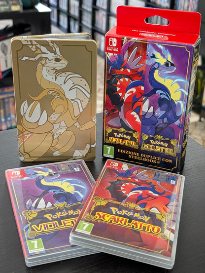 Pokémon Scarlatto e Violetto - Edizione duplice con Steelbook (Switch)
