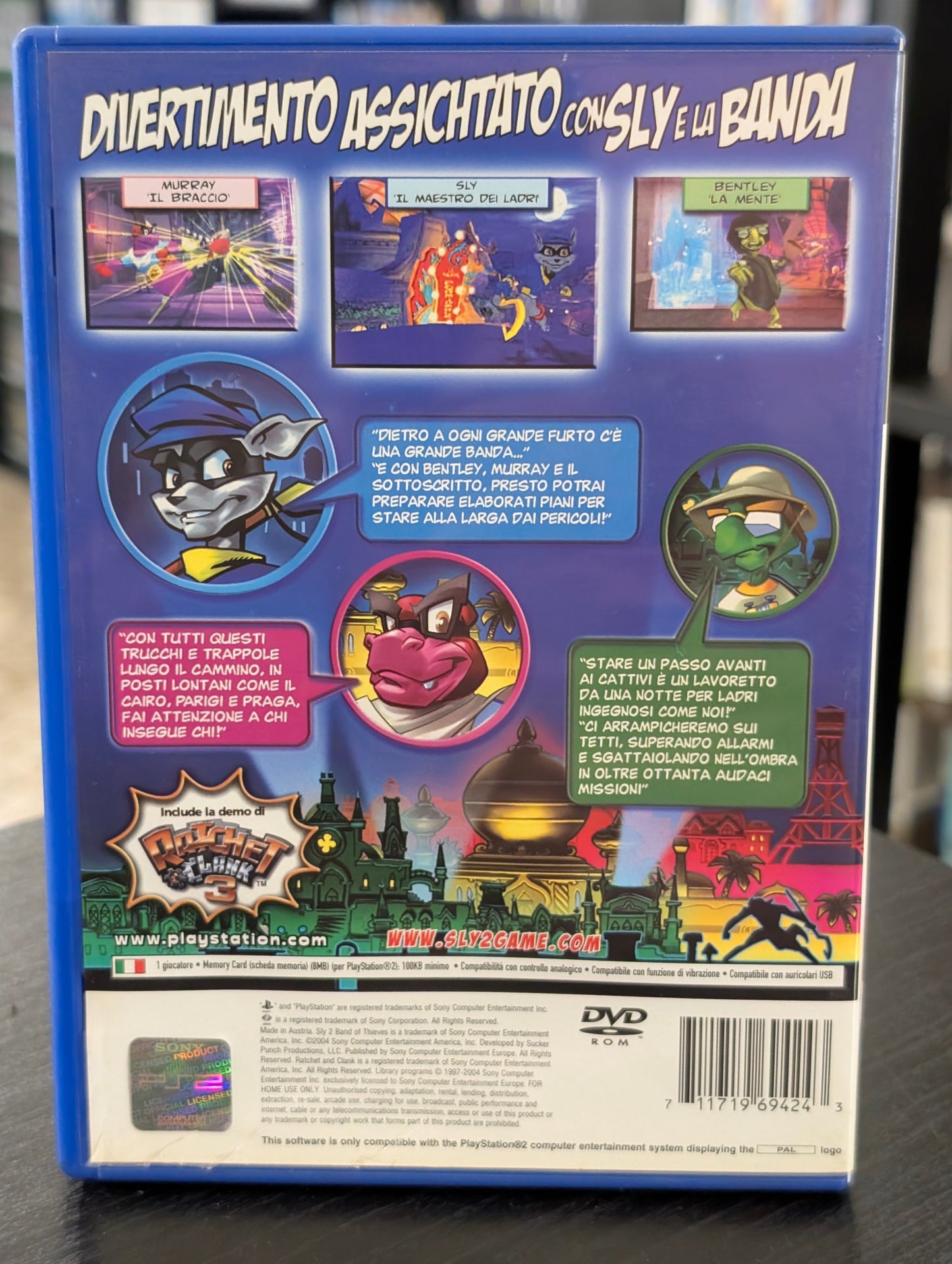 Sly 2: La Banda dei Ladri (PS2)