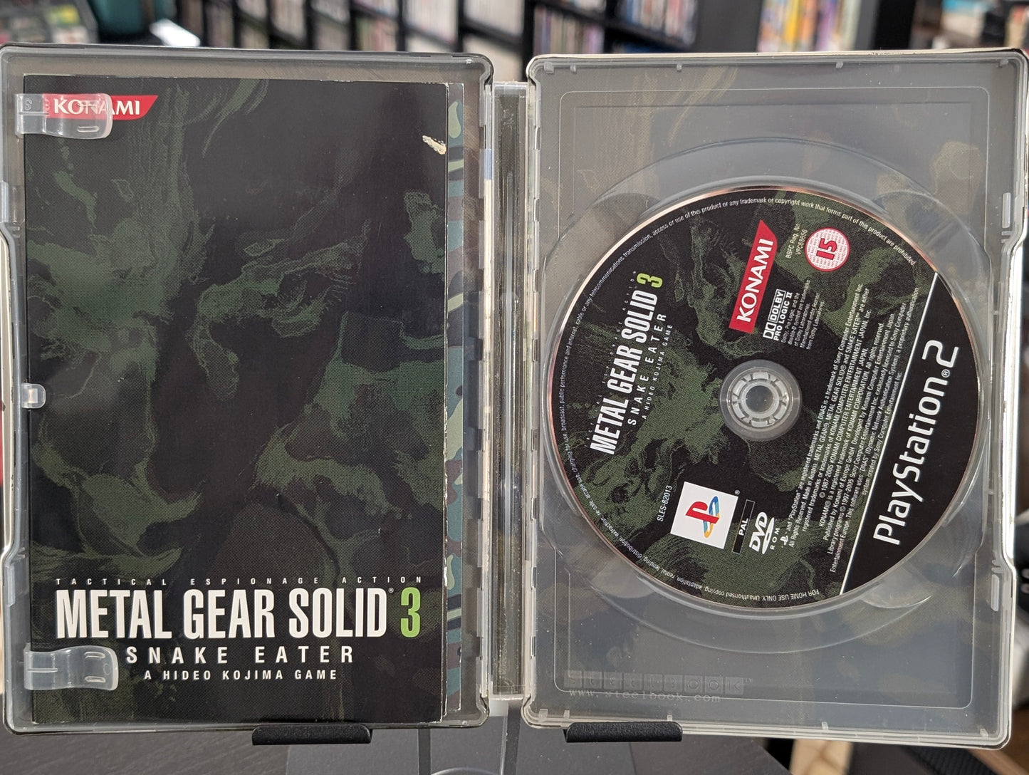 Metal Gear Solid 3: Snake Eater - Steelbook Edition (PS2) - FRA