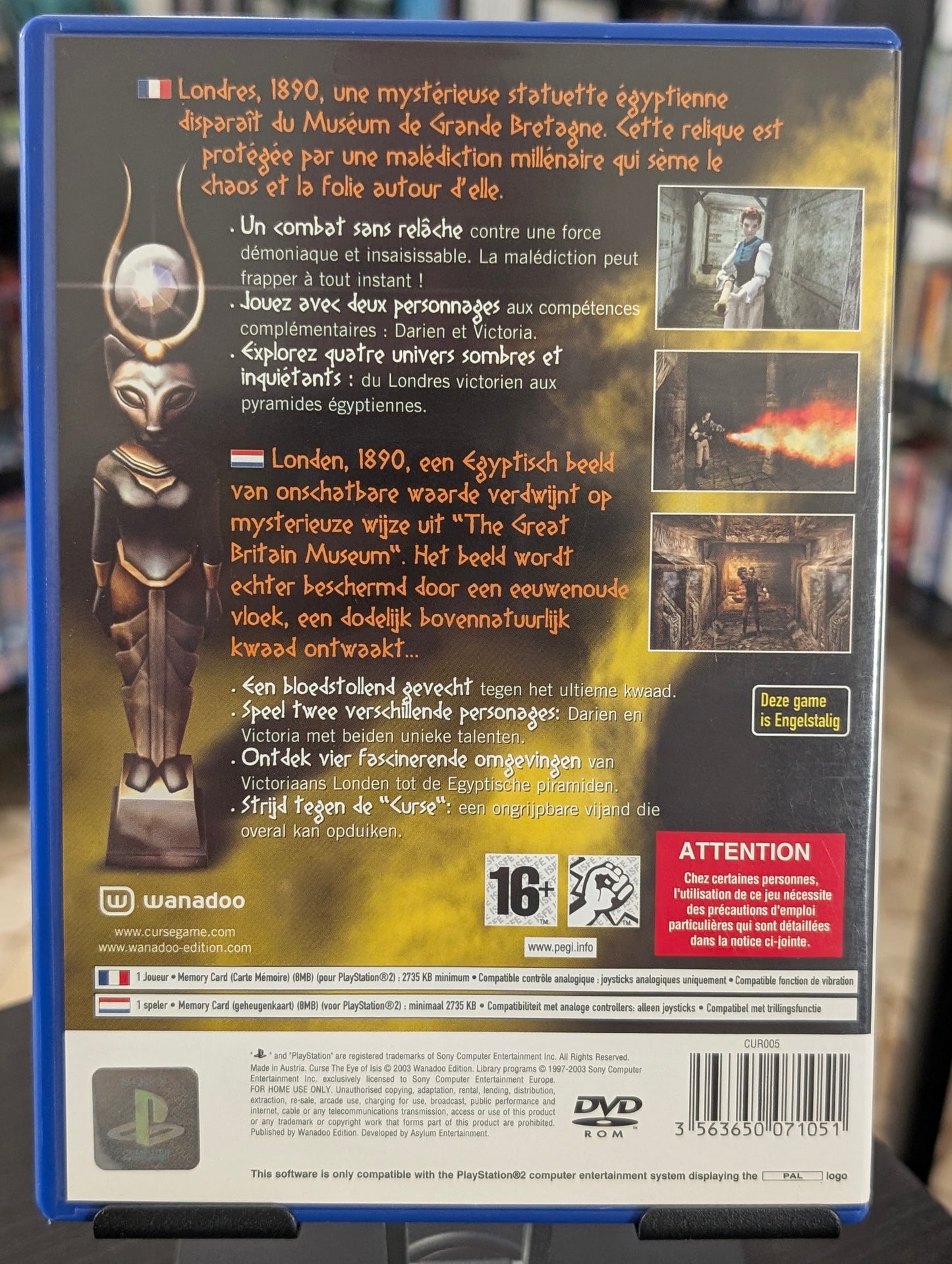 Curse: The Eye Of Isis (PS2)