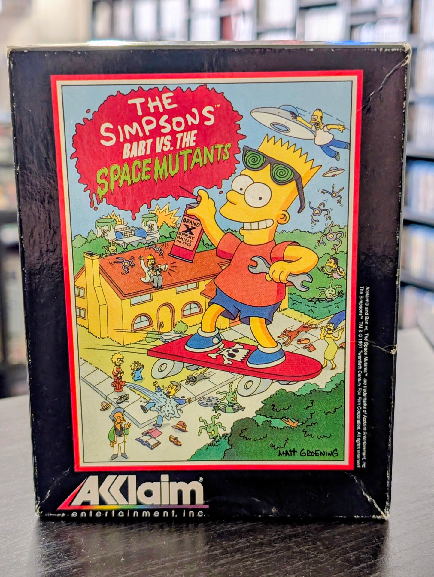 The Simpsons Bart vs the Space Mutants (C64)